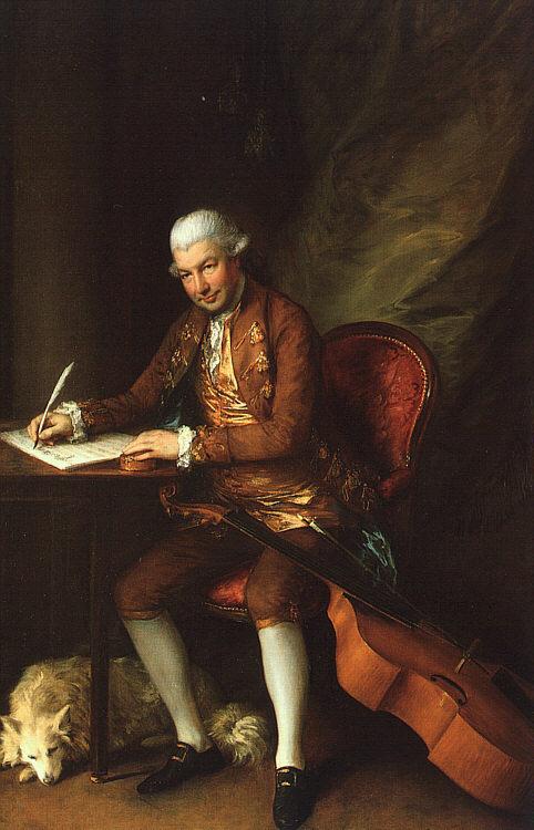 Thomas Gainsborough Karl Friedrich Abel oil painting picture